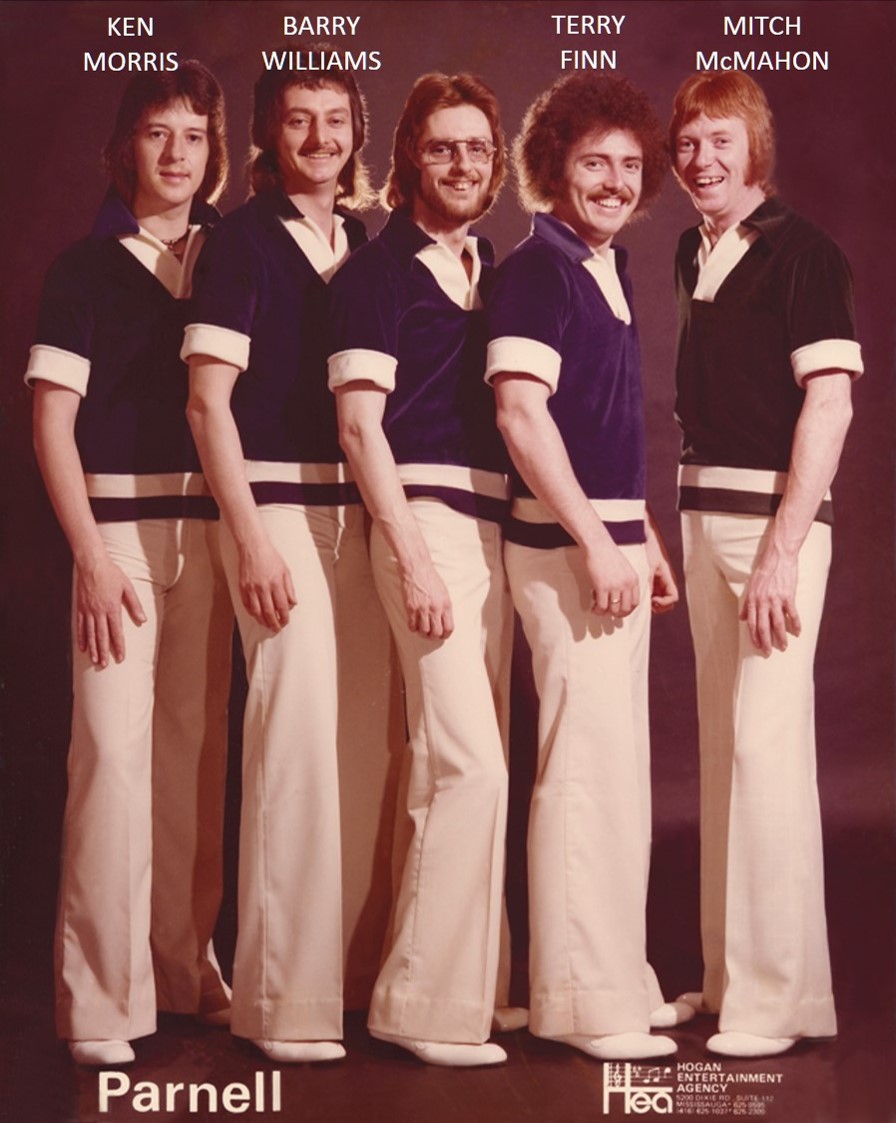 Promo photo of the band Parnell